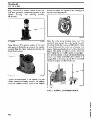 2002/2003 Johnson SN/ST 2 Stroke 3.5, 6 8 HP Outboards Service Manual, PN 5005466, Page 193