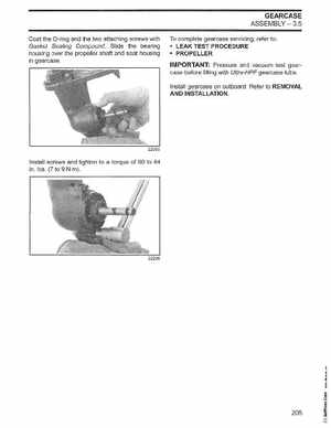 2002/2003 Johnson SN/ST 2 Stroke 3.5, 6 8 HP Outboards Service Manual, PN 5005466, Page 206