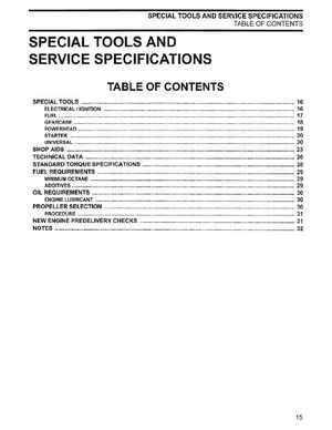 2003 Johnson ST 55 HP WRL 2 Stroke Commercial Service Manual, PN 5005483, Page 16