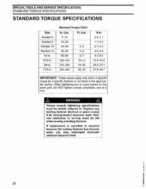 2003 Johnson ST 55 HP WRL 2 Stroke Commercial Service Manual, PN 5005483, Page 29