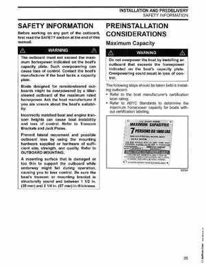 2003 Johnson ST 55 HP WRL 2 Stroke Commercial Service Manual, PN 5005483, Page 36