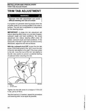 2003 Johnson ST 55 HP WRL 2 Stroke Commercial Service Manual, PN 5005483, Page 45