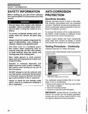 2003 Johnson ST 55 HP WRL 2 Stroke Commercial Service Manual, PN 5005483, Page 49