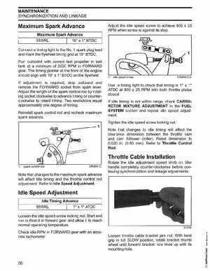 2003 Johnson ST 55 HP WRL 2 Stroke Commercial Service Manual, PN 5005483, Page 57