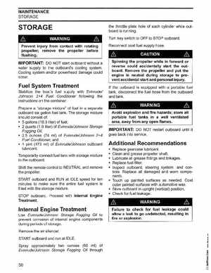 2003 Johnson ST 55 HP WRL 2 Stroke Commercial Service Manual, PN 5005483, Page 59