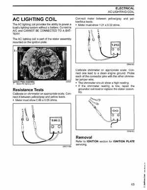 2003 Johnson ST 55 HP WRL 2 Stroke Commercial Service Manual, PN 5005483, Page 66