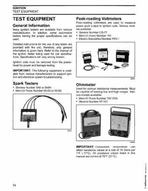 2003 Johnson ST 55 HP WRL 2 Stroke Commercial Service Manual, PN 5005483, Page 75