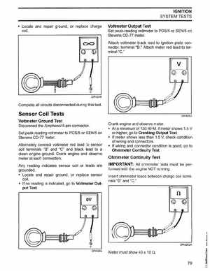 2003 Johnson ST 55 HP WRL 2 Stroke Commercial Service Manual, PN 5005483, Page 80