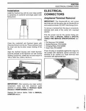 2003 Johnson ST 55 HP WRL 2 Stroke Commercial Service Manual, PN 5005483, Page 84