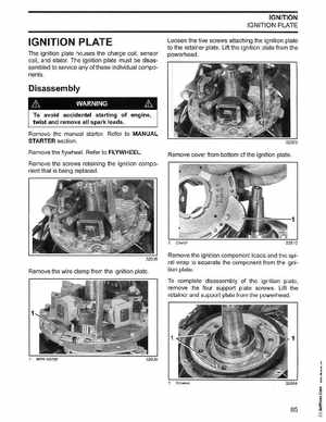 2003 Johnson ST 55 HP WRL 2 Stroke Commercial Service Manual, PN 5005483, Page 86