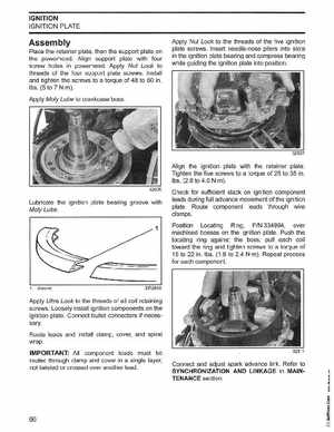 2003 Johnson ST 55 HP WRL 2 Stroke Commercial Service Manual, PN 5005483, Page 87
