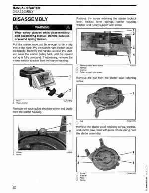 2003 Johnson ST 55 HP WRL 2 Stroke Commercial Service Manual, PN 5005483, Page 93