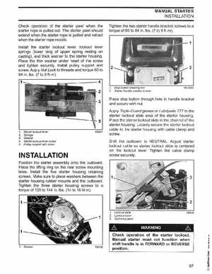 2003 Johnson ST 55 HP WRL 2 Stroke Commercial Service Manual, PN 5005483, Page 98