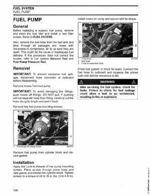 2003 Johnson ST 55 HP WRL 2 Stroke Commercial Service Manual, PN 5005483, Page 107