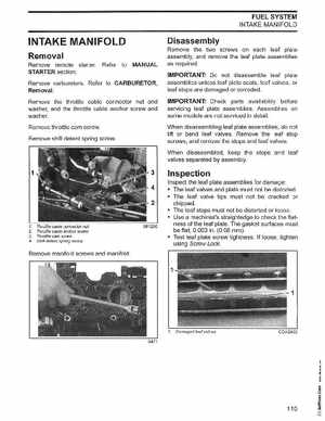 2003 Johnson ST 55 HP WRL 2 Stroke Commercial Service Manual, PN 5005483, Page 116
