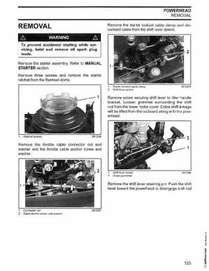 2003 Johnson ST 55 HP WRL 2 Stroke Commercial Service Manual, PN 5005483, Page 126