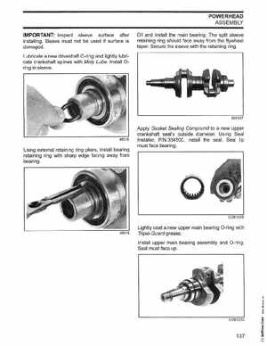 2003 Johnson ST 55 HP WRL 2 Stroke Commercial Service Manual, PN 5005483, Page 138