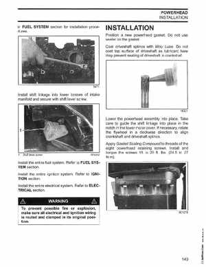 2003 Johnson ST 55 HP WRL 2 Stroke Commercial Service Manual, PN 5005483, Page 144