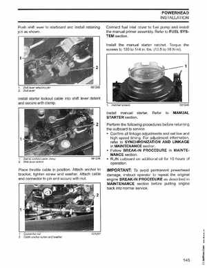 2003 Johnson ST 55 HP WRL 2 Stroke Commercial Service Manual, PN 5005483, Page 146