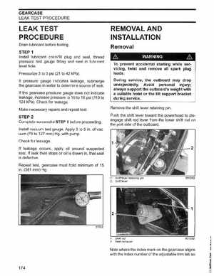 2003 Johnson ST 55 HP WRL 2 Stroke Commercial Service Manual, PN 5005483, Page 175