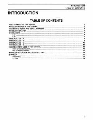 2003 Johnson ST 6/8 HP 4 Stroke Outboards Service Manual, PN 5005471, Page 6