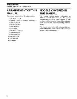2003 Johnson ST 6/8 HP 4 Stroke Outboards Service Manual, PN 5005471, Page 7