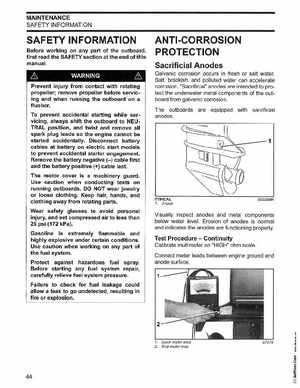 2003 Johnson ST 6/8 HP 4 Stroke Outboards Service Manual, PN 5005471, Page 45
