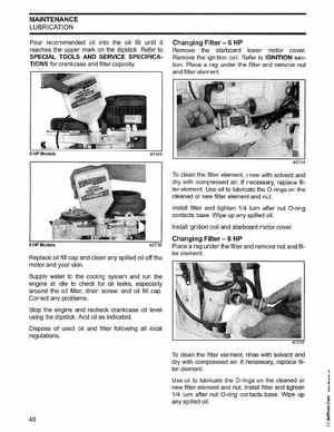 2003 Johnson ST 6/8 HP 4 Stroke Outboards Service Manual, PN 5005471, Page 49