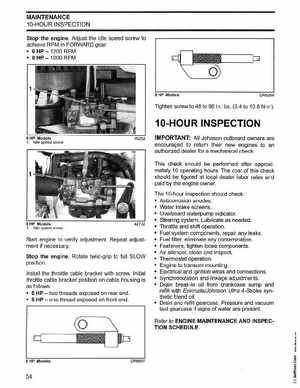2003 Johnson ST 6/8 HP 4 Stroke Outboards Service Manual, PN 5005471, Page 55