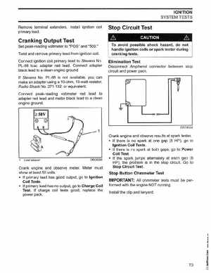 2003 Johnson ST 6/8 HP 4 Stroke Outboards Service Manual, PN 5005471, Page 74