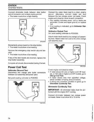 2003 Johnson ST 6/8 HP 4 Stroke Outboards Service Manual, PN 5005471, Page 75