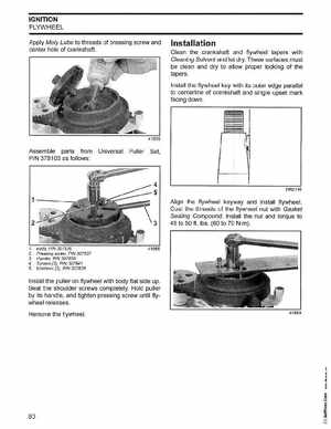 2003 Johnson ST 6/8 HP 4 Stroke Outboards Service Manual, PN 5005471, Page 81