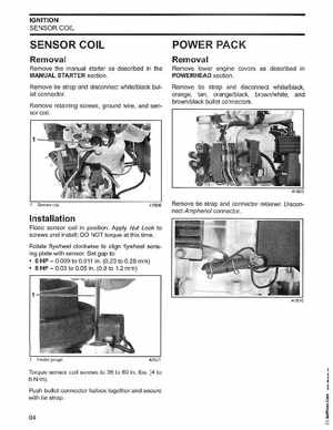 2003 Johnson ST 6/8 HP 4 Stroke Outboards Service Manual, PN 5005471, Page 85