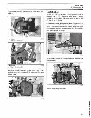 2003 Johnson ST 6/8 HP 4 Stroke Outboards Service Manual, PN 5005471, Page 86