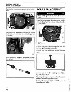 2003 Johnson ST 6/8 HP 4 Stroke Outboards Service Manual, PN 5005471, Page 91