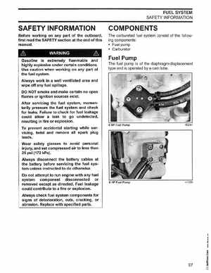 2003 Johnson ST 6/8 HP 4 Stroke Outboards Service Manual, PN 5005471, Page 98
