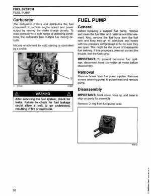 2003 Johnson ST 6/8 HP 4 Stroke Outboards Service Manual, PN 5005471, Page 99