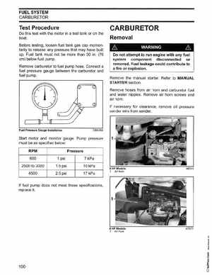 2003 Johnson ST 6/8 HP 4 Stroke Outboards Service Manual, PN 5005471, Page 101