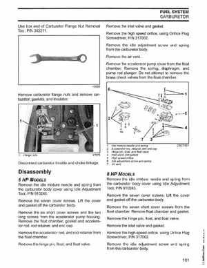 2003 Johnson ST 6/8 HP 4 Stroke Outboards Service Manual, PN 5005471, Page 102