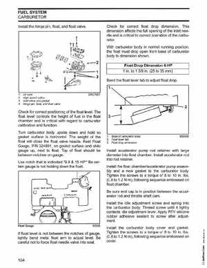 2003 Johnson ST 6/8 HP 4 Stroke Outboards Service Manual, PN 5005471, Page 105