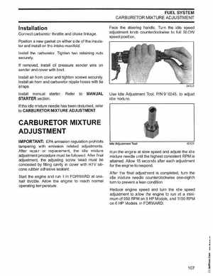 2003 Johnson ST 6/8 HP 4 Stroke Outboards Service Manual, PN 5005471, Page 108