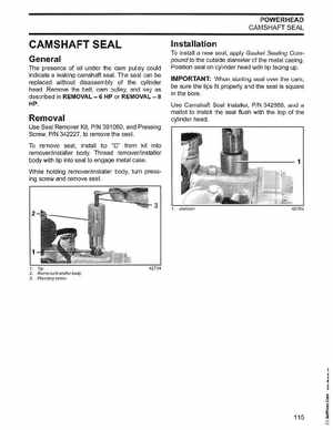 2003 Johnson ST 6/8 HP 4 Stroke Outboards Service Manual, PN 5005471, Page 116