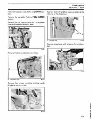 2003 Johnson ST 6/8 HP 4 Stroke Outboards Service Manual, PN 5005471, Page 122