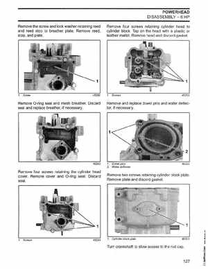 2003 Johnson ST 6/8 HP 4 Stroke Outboards Service Manual, PN 5005471, Page 128