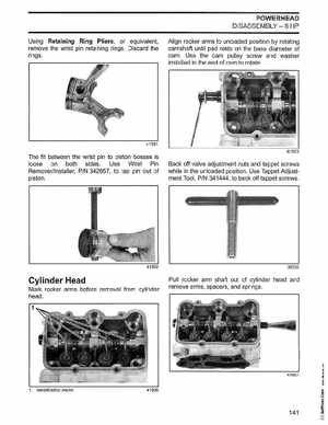2003 Johnson ST 6/8 HP 4 Stroke Outboards Service Manual, PN 5005471, Page 142