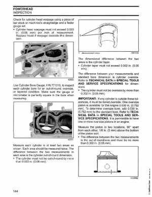 2003 Johnson ST 6/8 HP 4 Stroke Outboards Service Manual, PN 5005471, Page 145