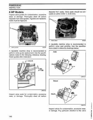 2003 Johnson ST 6/8 HP 4 Stroke Outboards Service Manual, PN 5005471, Page 147