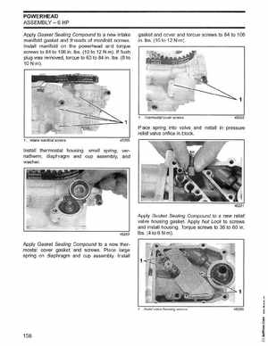 2003 Johnson ST 6/8 HP 4 Stroke Outboards Service Manual, PN 5005471, Page 159