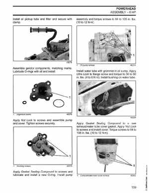 2003 Johnson ST 6/8 HP 4 Stroke Outboards Service Manual, PN 5005471, Page 160