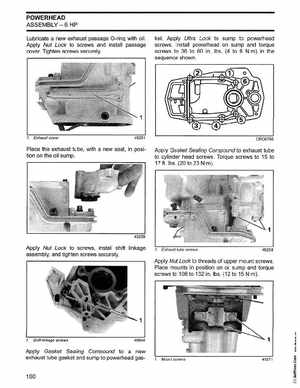2003 Johnson ST 6/8 HP 4 Stroke Outboards Service Manual, PN 5005471, Page 161